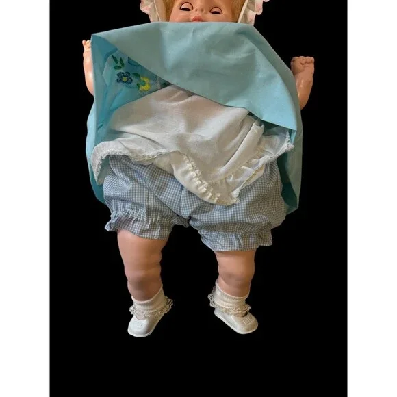 222” Vintage Vogue BABY DEAR ONE Blonde/Blue Eyes Doll Redesigned Face 1965 - Picture 12 of 15